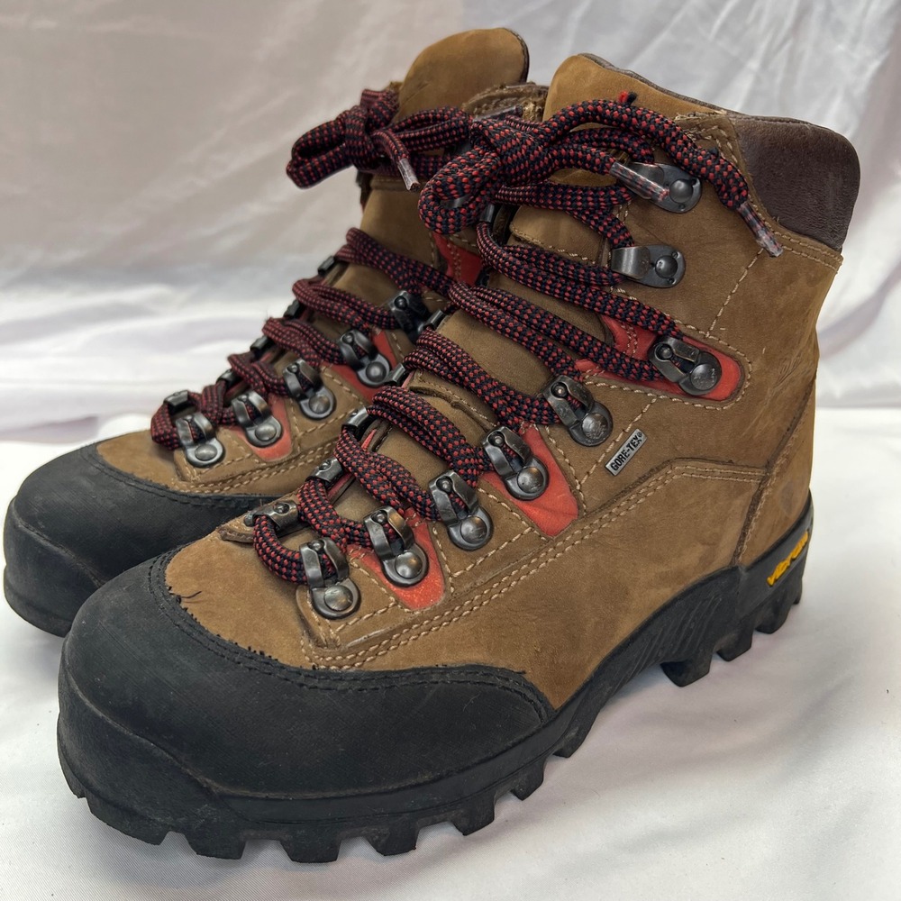 Danner Expedition GTX 6 Hiking Boots Womens 6 Brown Red Leather Gore-Tex 43752 - Picture 2 of 12